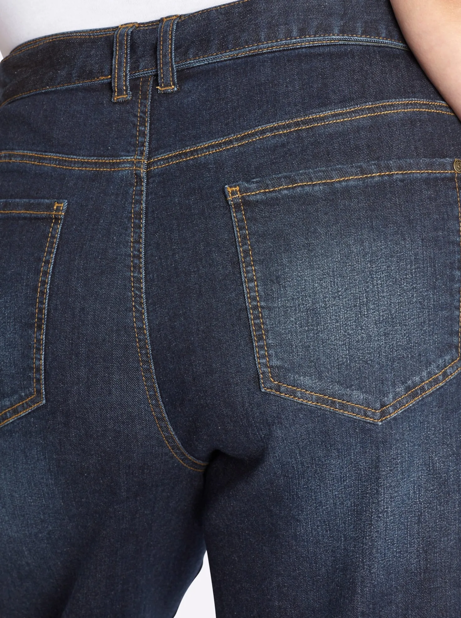 7/8-Jeans mit weiten Beinen