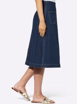 Jeansrock in A-Form