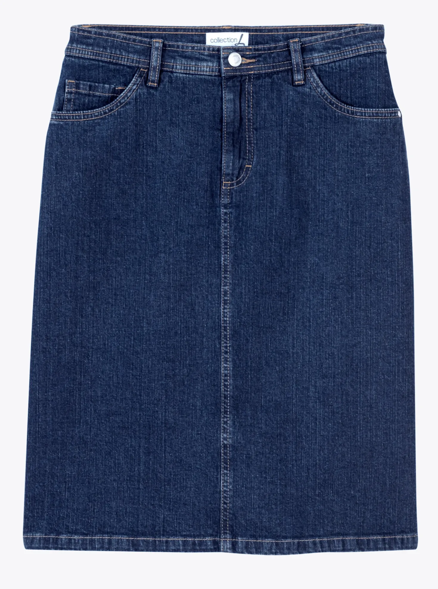 Jeansrock in 5-Pocket-Form
