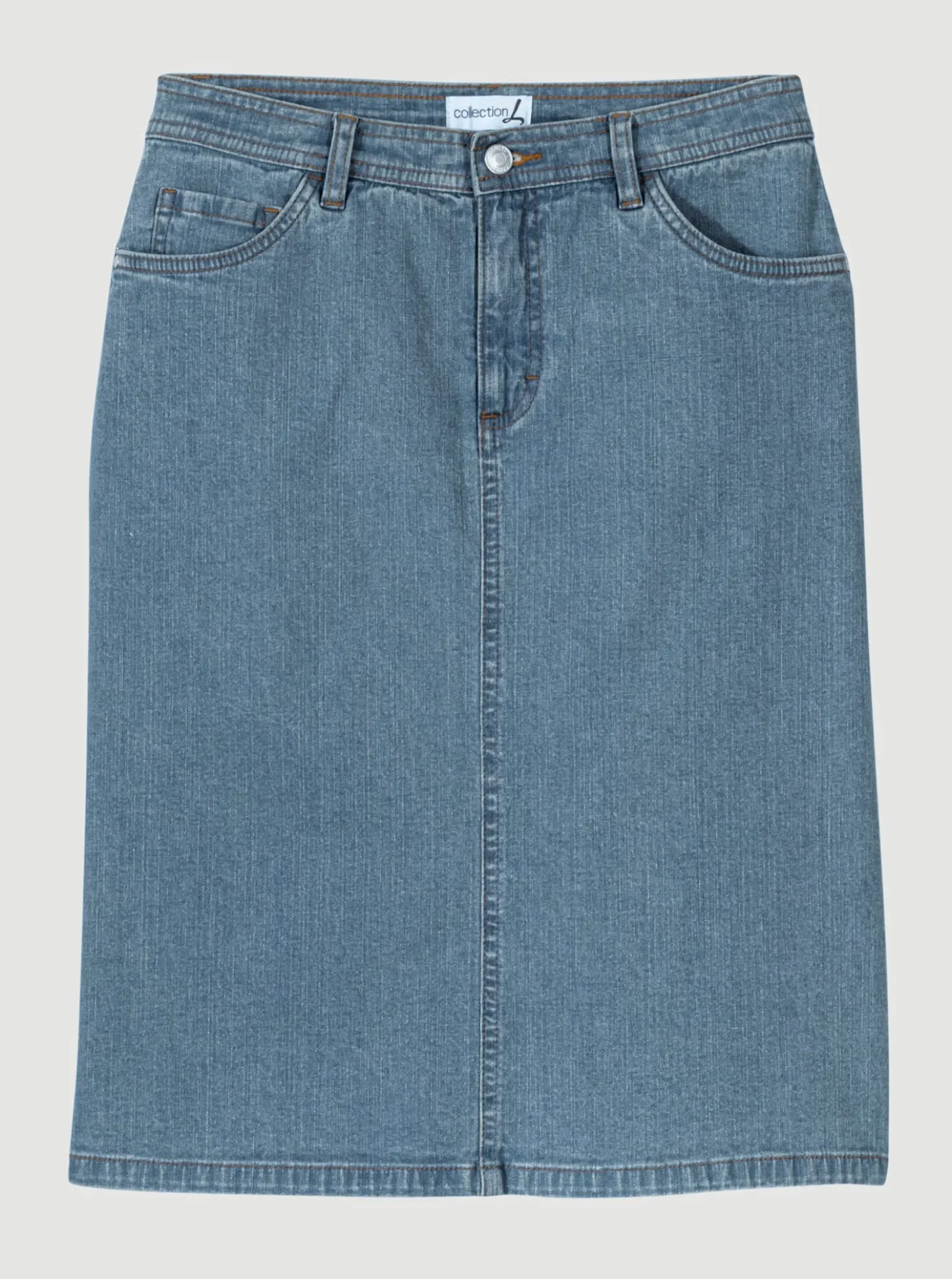 Jeansrock in 5-Pocket-Form