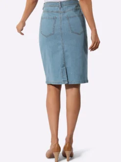 Jeansrock in 5-Pocket-Form