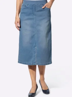 Jeansrock in Schlupfform