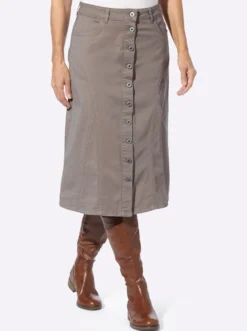 Jeansrock in Stretch-Qualität