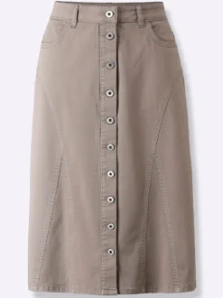 Jeansrock in Stretch-Qualität