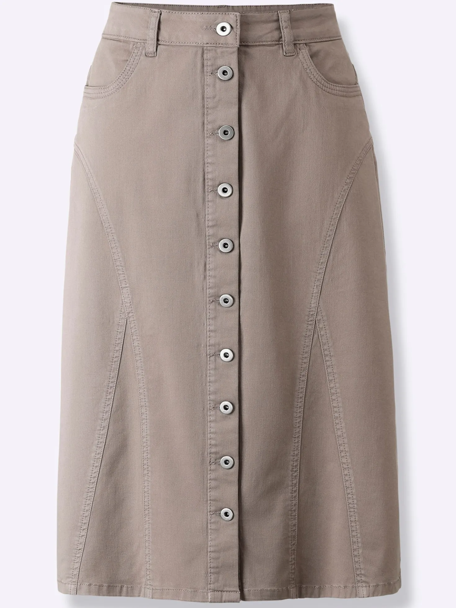 Jeansrock in Stretch-Qualität