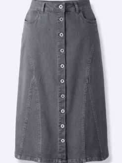 Jeansrock in Stretch-Qualität