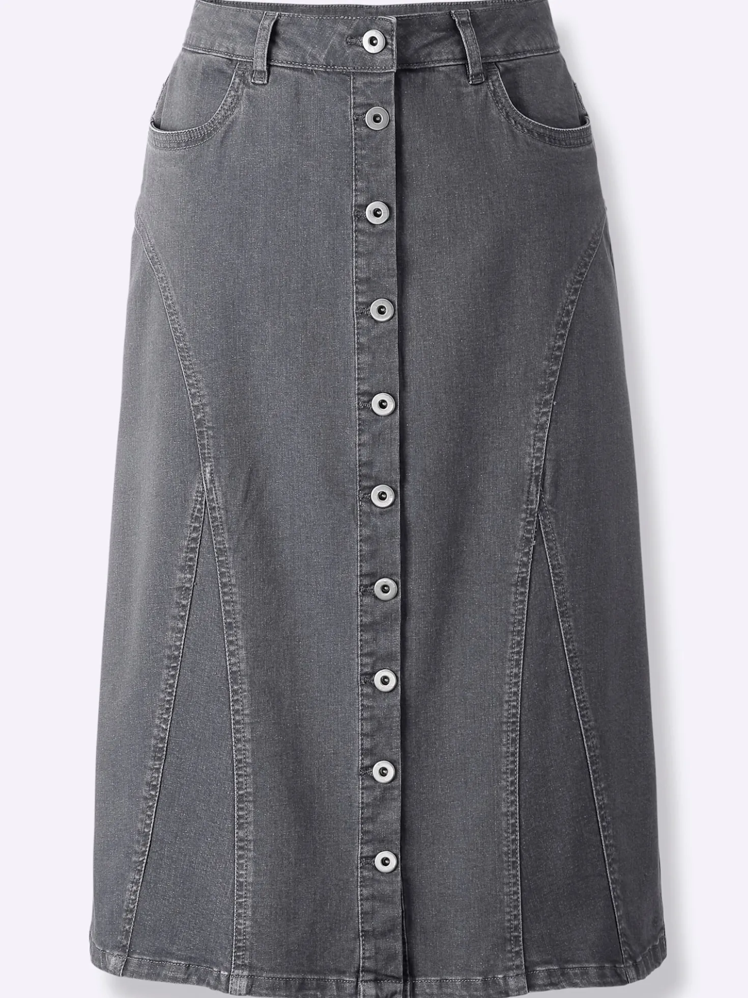 Jeansrock in Stretch-Qualität