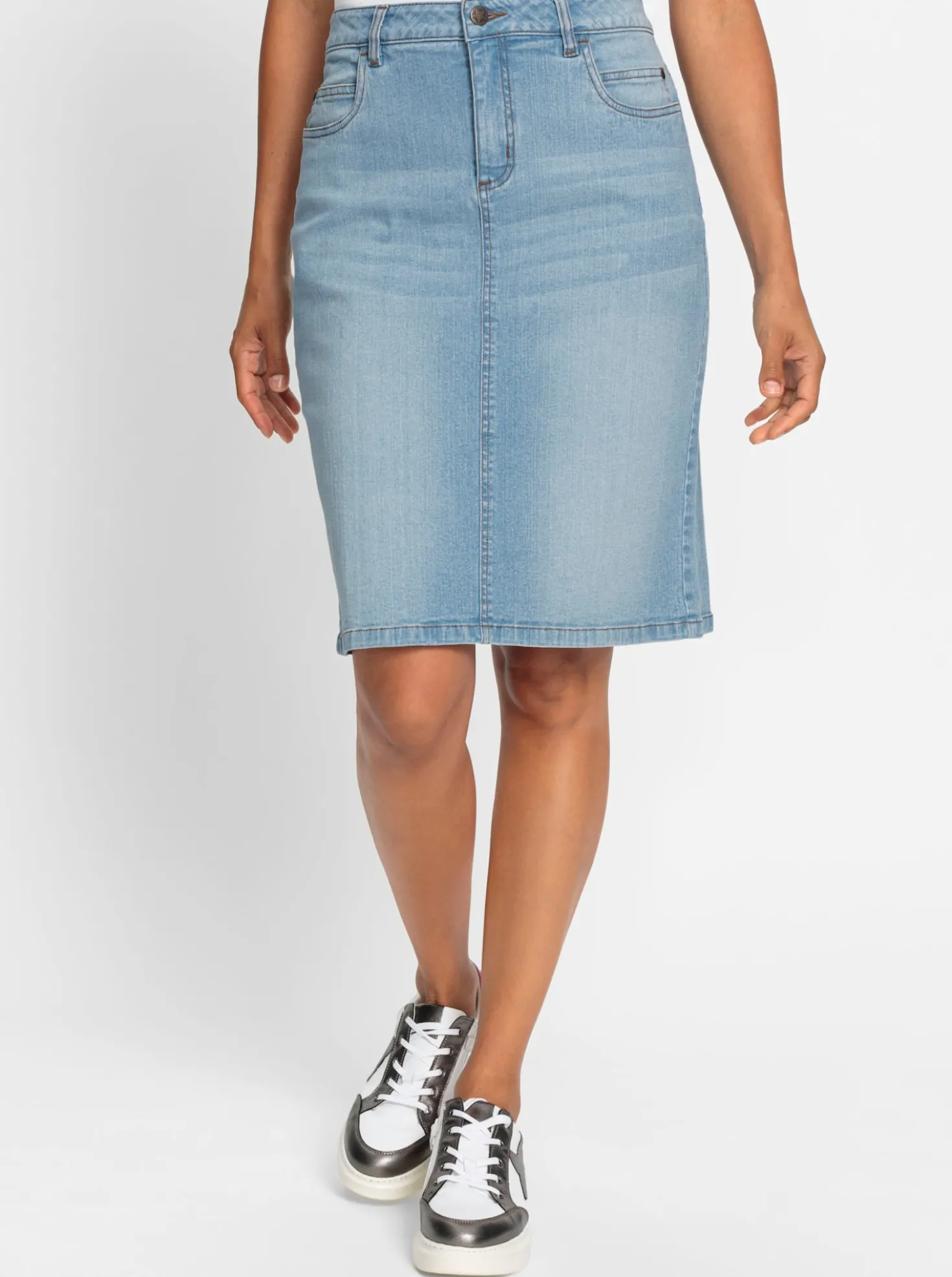 Jeansrock schmal geschnitten