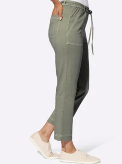7/8-Jeans Schlupfform, mit Dehnbund