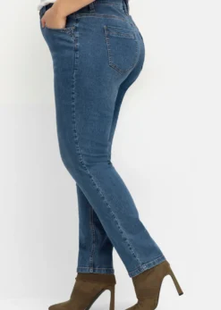 Jeans schmal, mit extra-weitem Oberschenkel