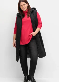 Jeans schmal, mit extra-weitem Oberschenkel