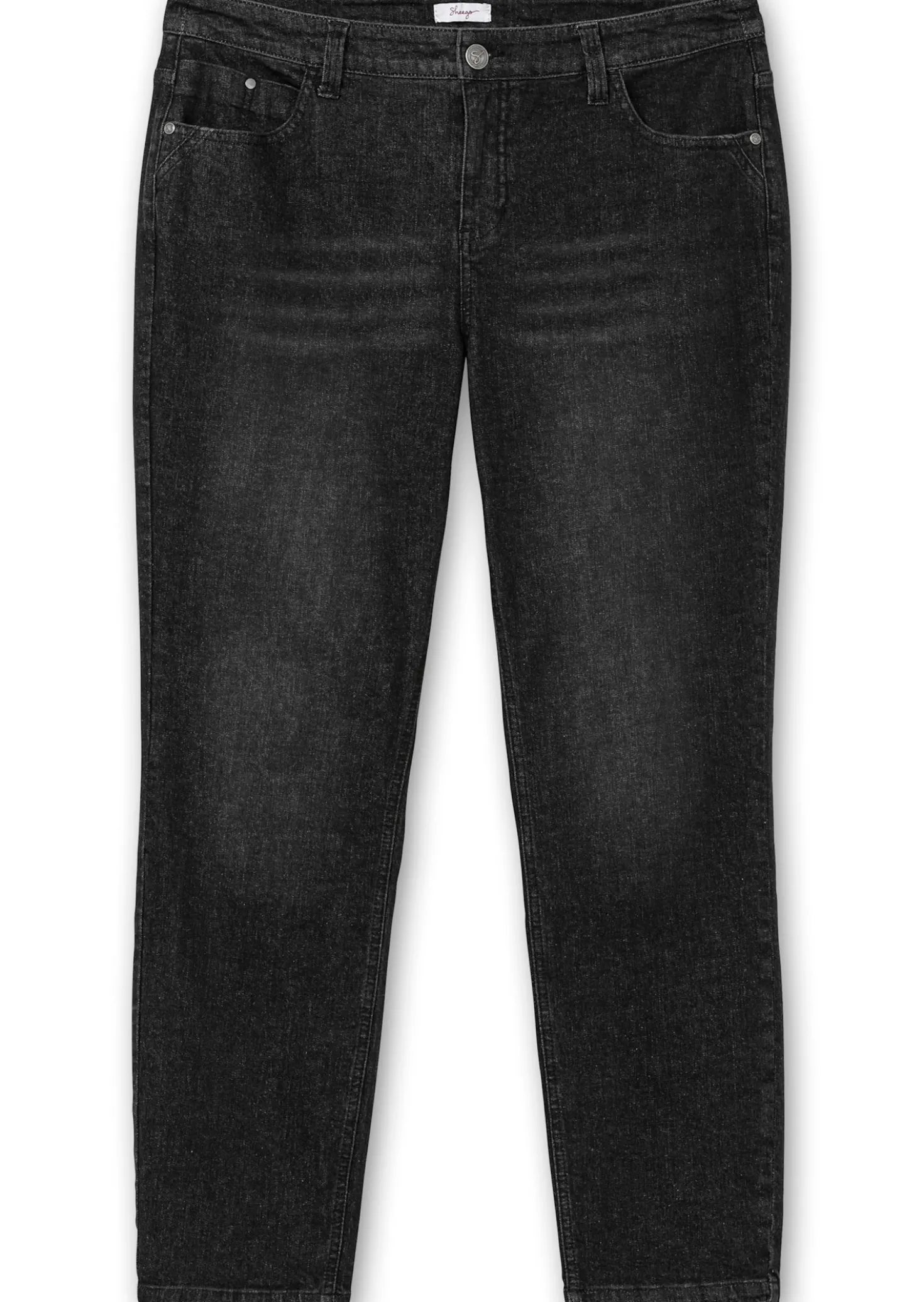 Jeans schmal, mit extra-weitem Oberschenkel