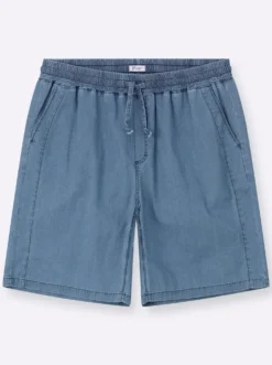 Jeansshort mit Ziernieten hinten