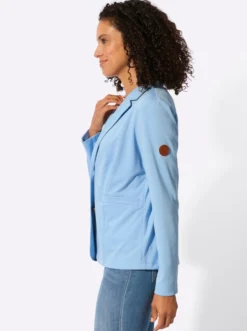 Jerseyblazer in Interlock-Qualität