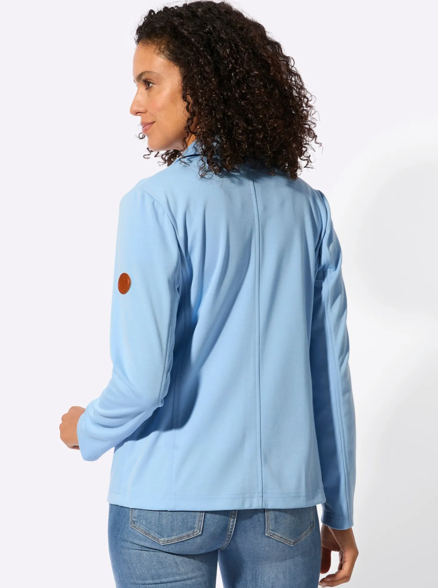 Jerseyblazer in Interlock-Qualität