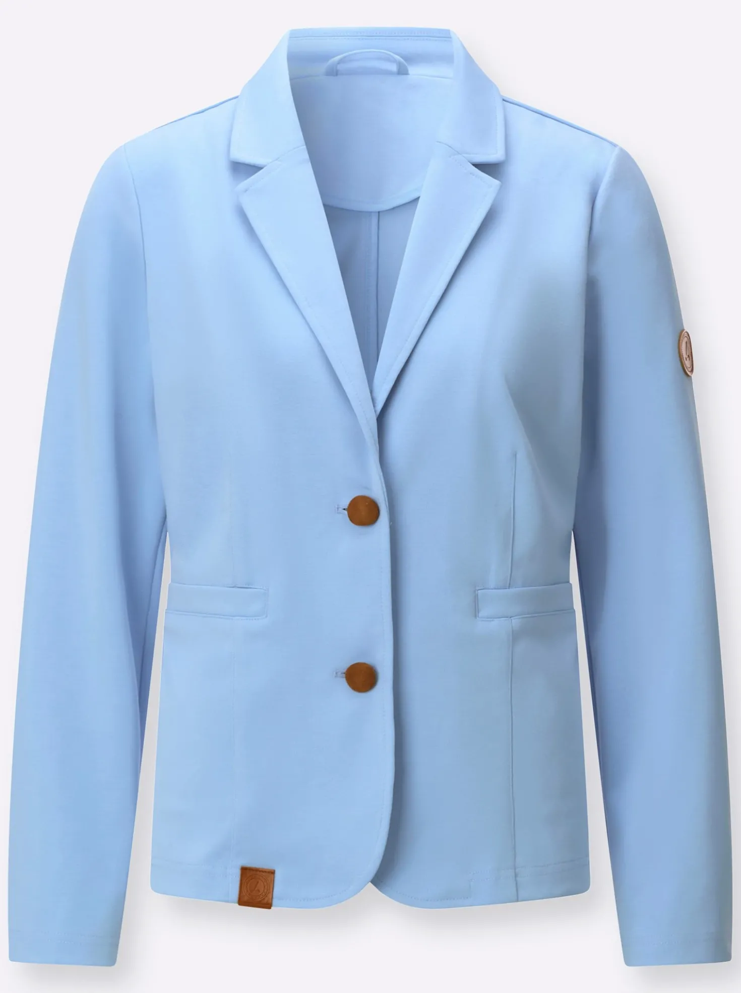 Jerseyblazer in Interlock-Qualität
