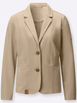 Jerseyblazer in Interlock-Qualität