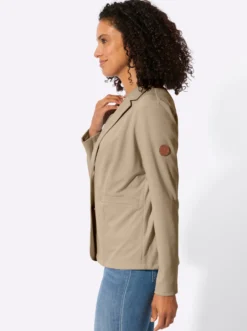 Jerseyblazer in Interlock-Qualität