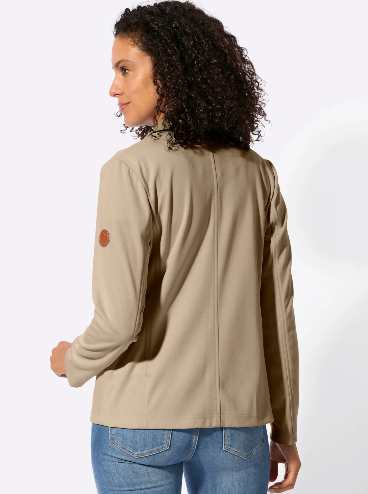 Jerseyblazer in Interlock-Qualität