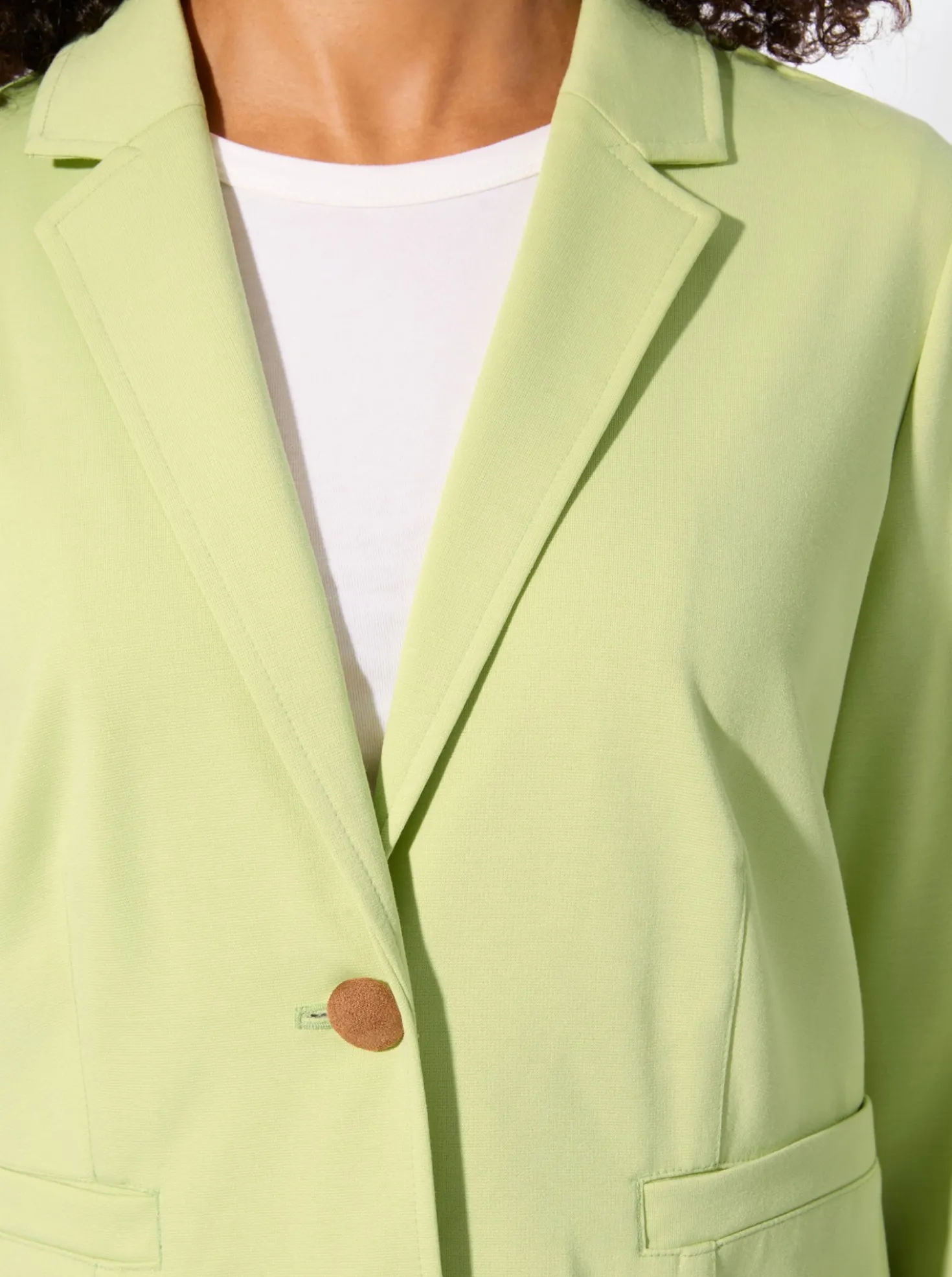 Jerseyblazer in Interlock-Qualität