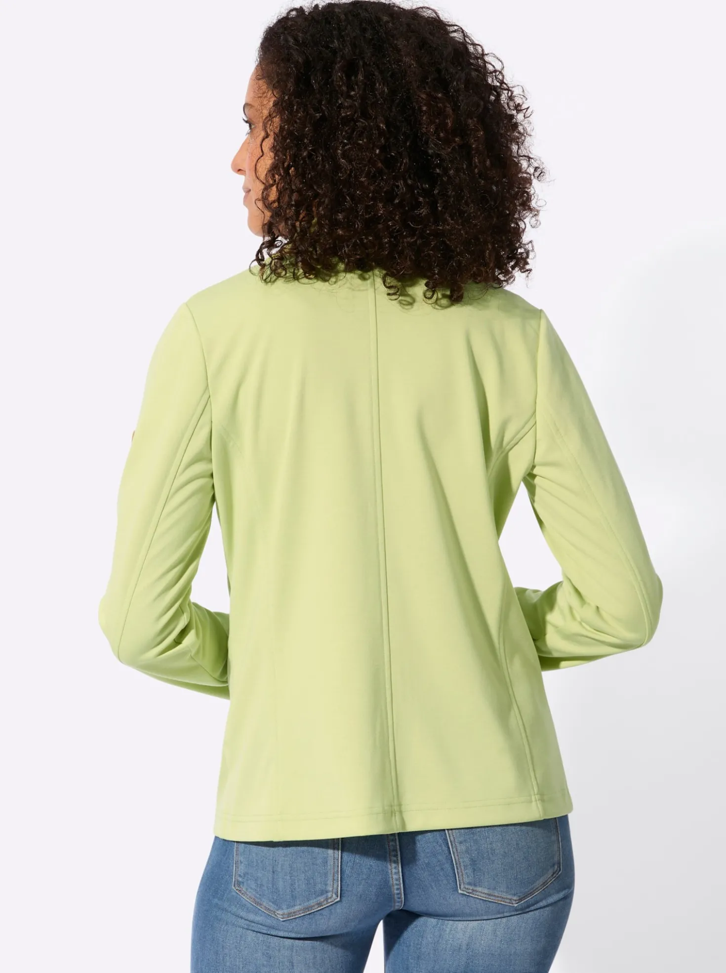 Jerseyblazer in Interlock-Qualität