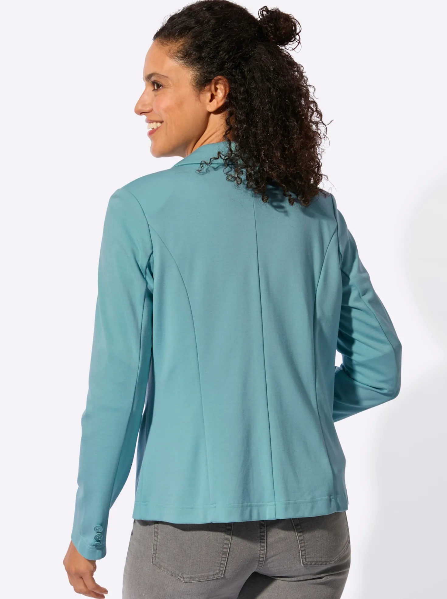 Jerseyblazer in Interlock-Qualität
