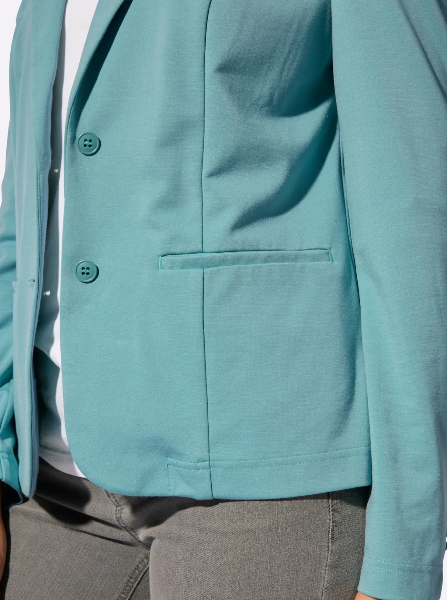 Jerseyblazer in Interlock-Qualität