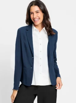 Jerseyblazer in Interlock-Qualität