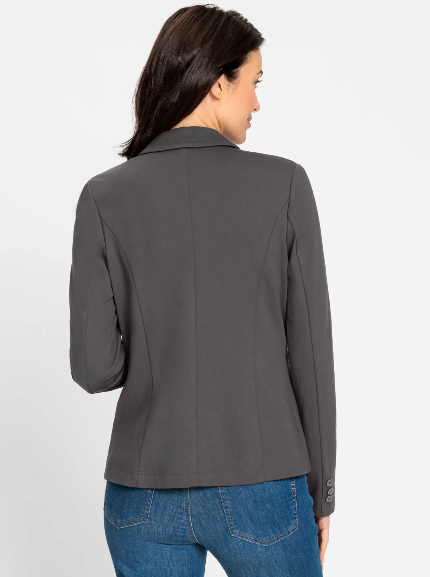 Jerseyblazer in Interlock-Qualität