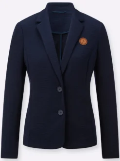Jerseyblazer in Interlock-Qualität