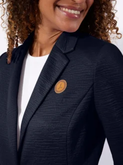 Jerseyblazer in Interlock-Qualität