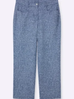 Jerseyhose aus weichem Bouclé
