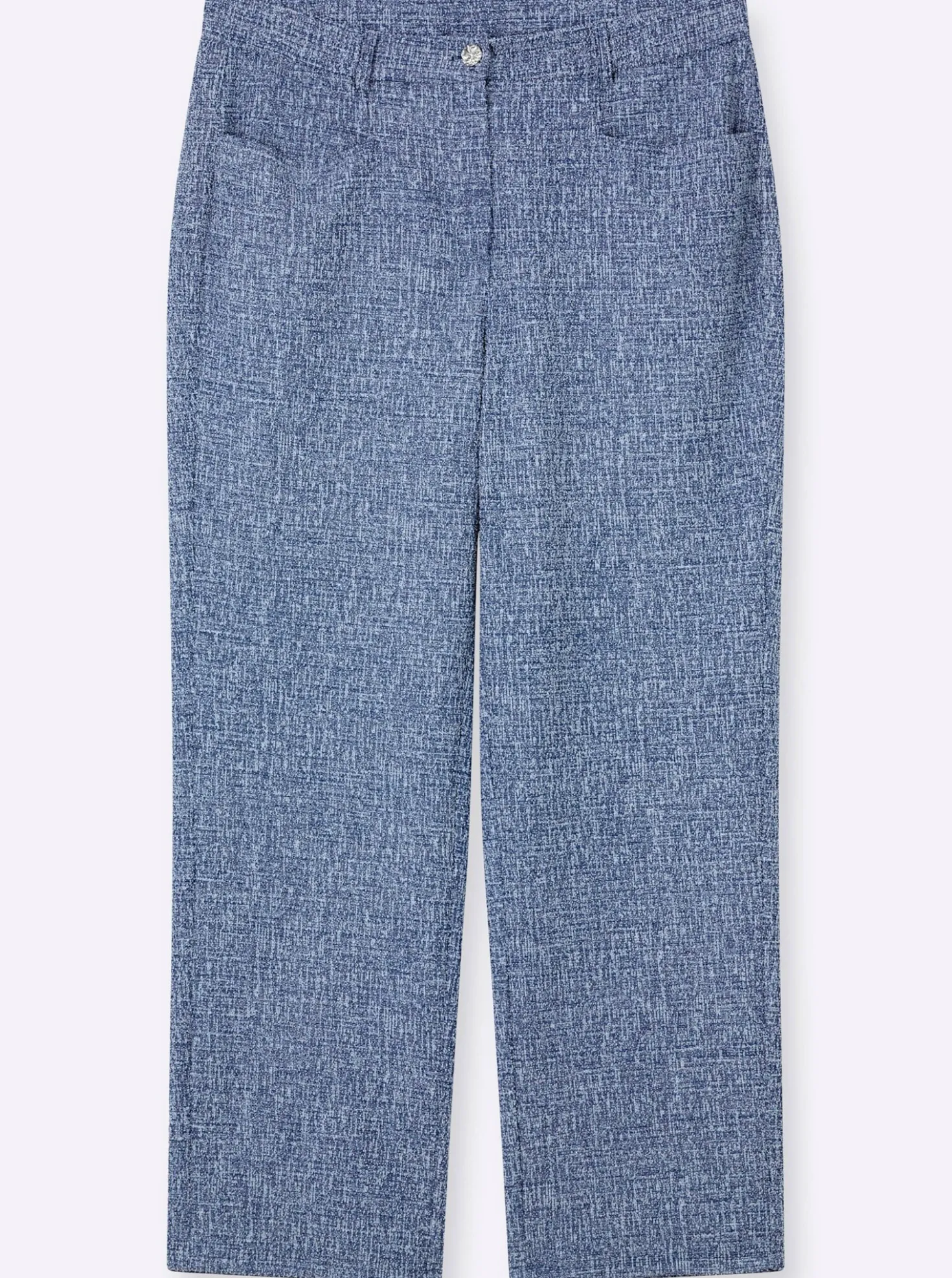 Jerseyhose aus weichem Bouclé