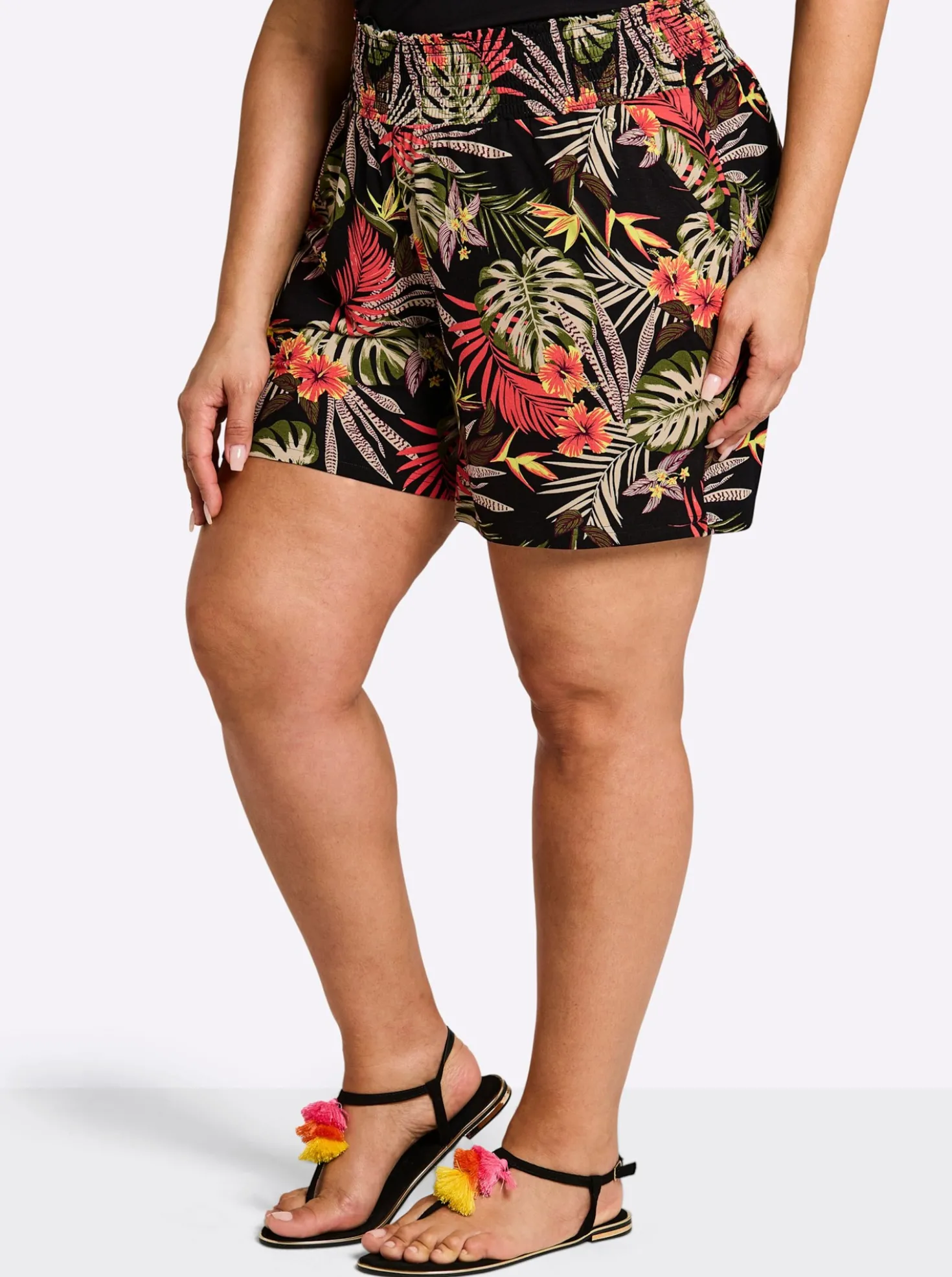 Jerseyhose in kurzer, weiter Form