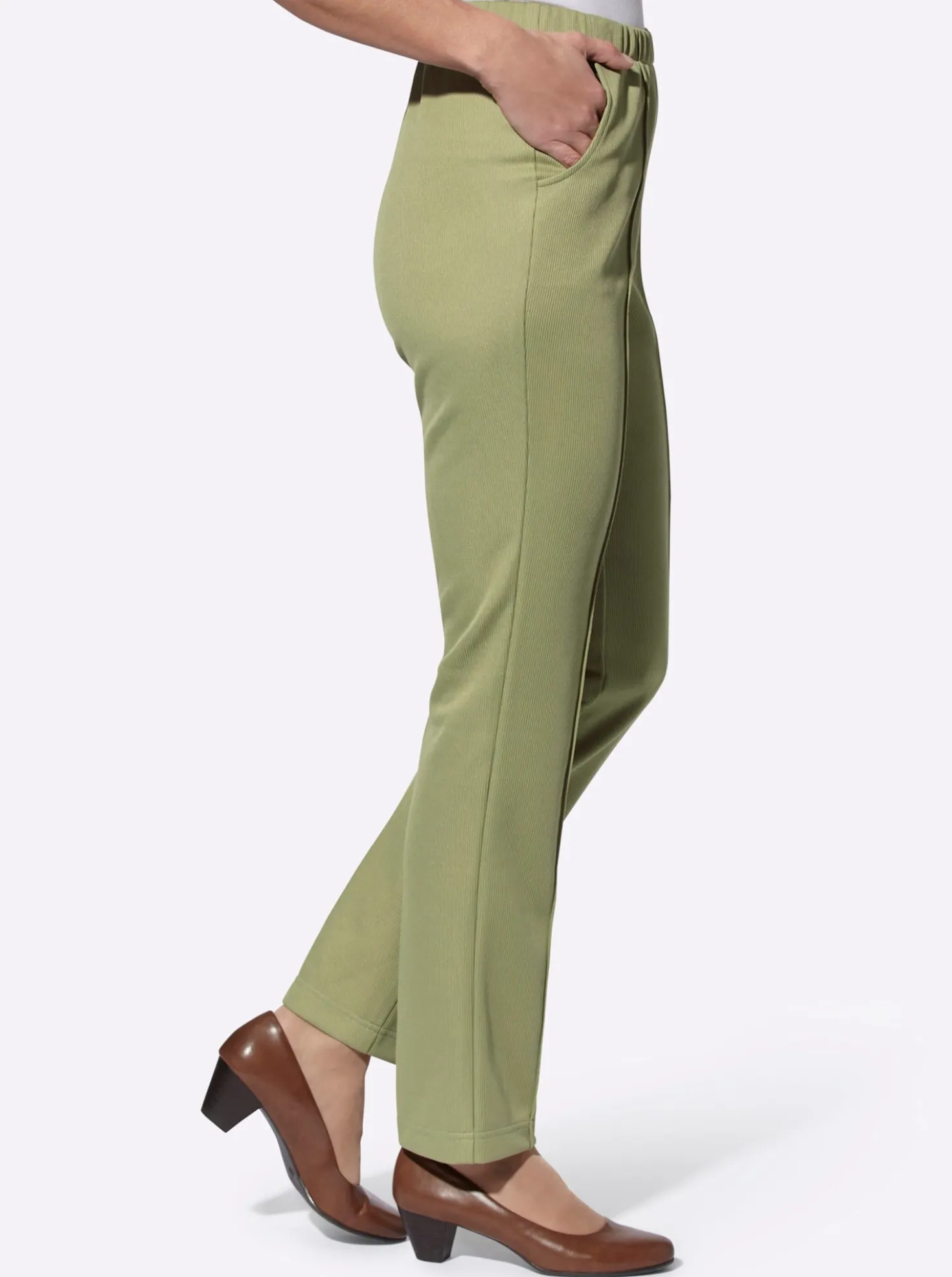 Jerseyhose in Ripp-Qualität