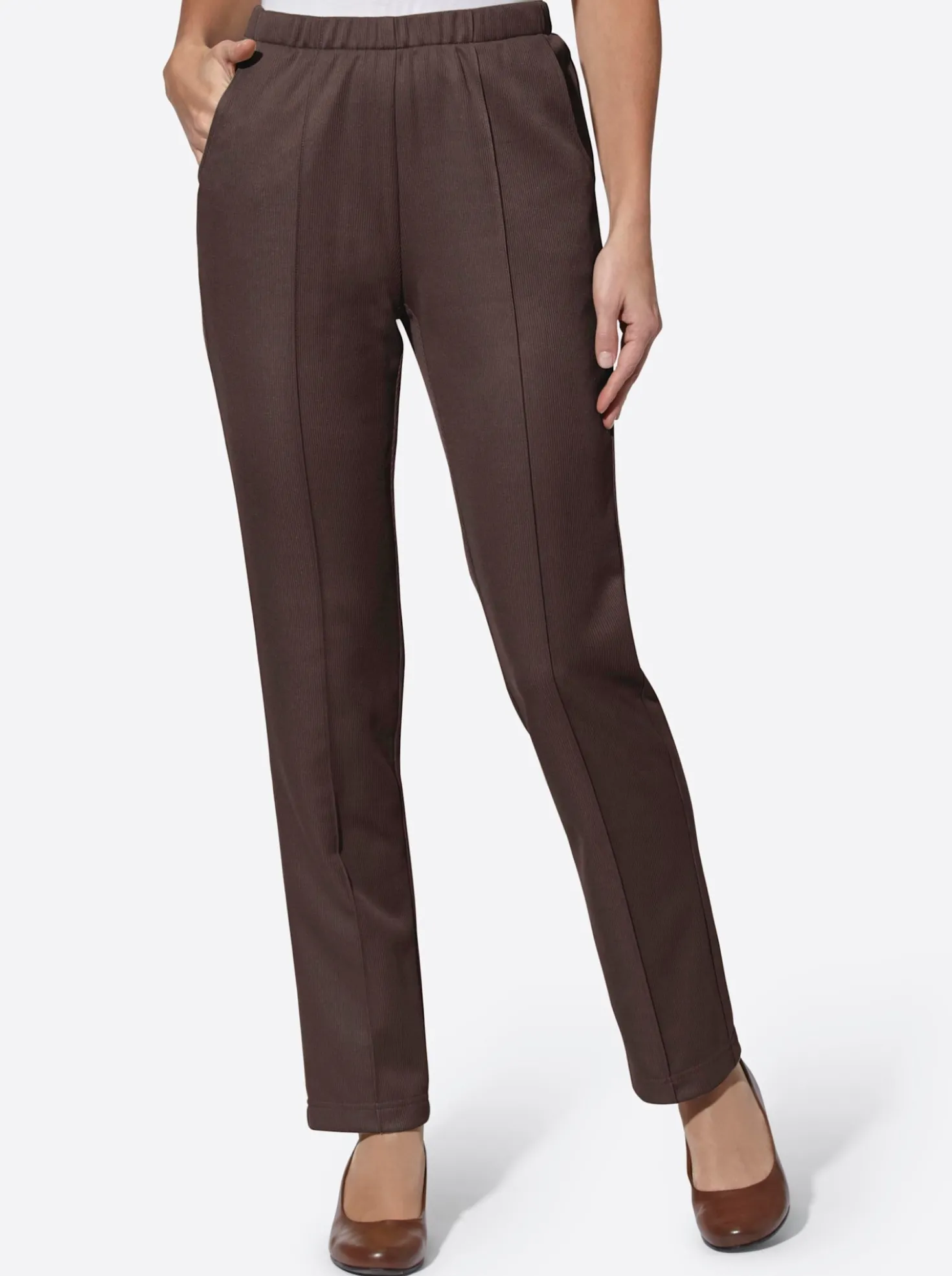 Jerseyhose in Ripp-Qualität
