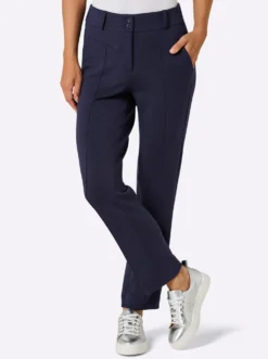 Jerseyhose mit Biesen
