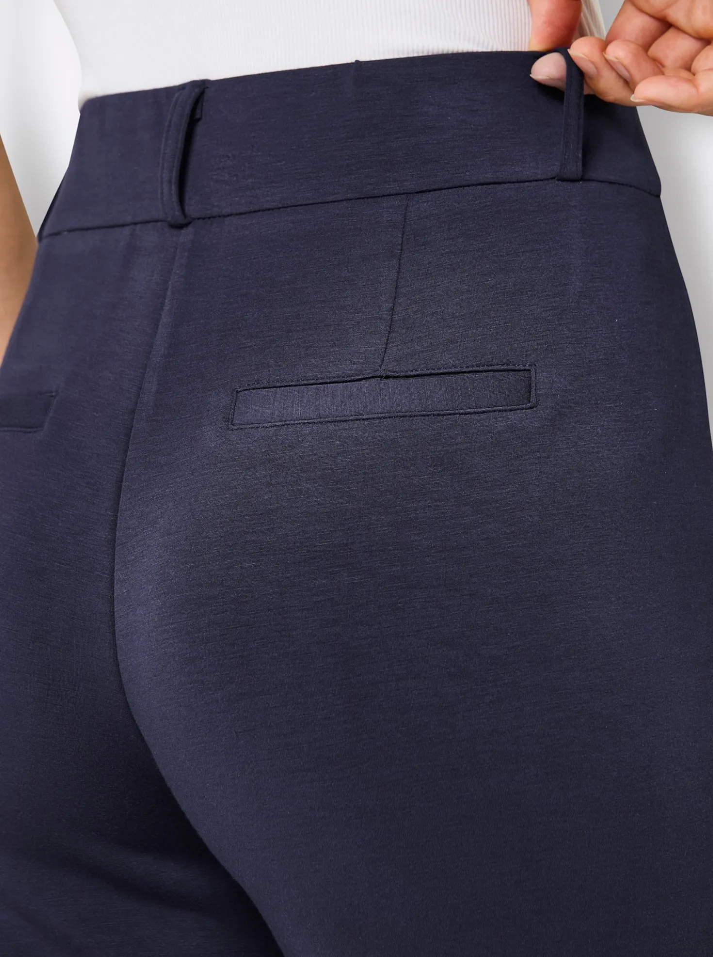Jerseyhose mit Biesen