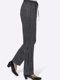 Jerseyhose mit Bindeband