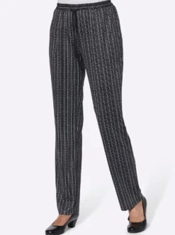 Jerseyhose mit Bindeband