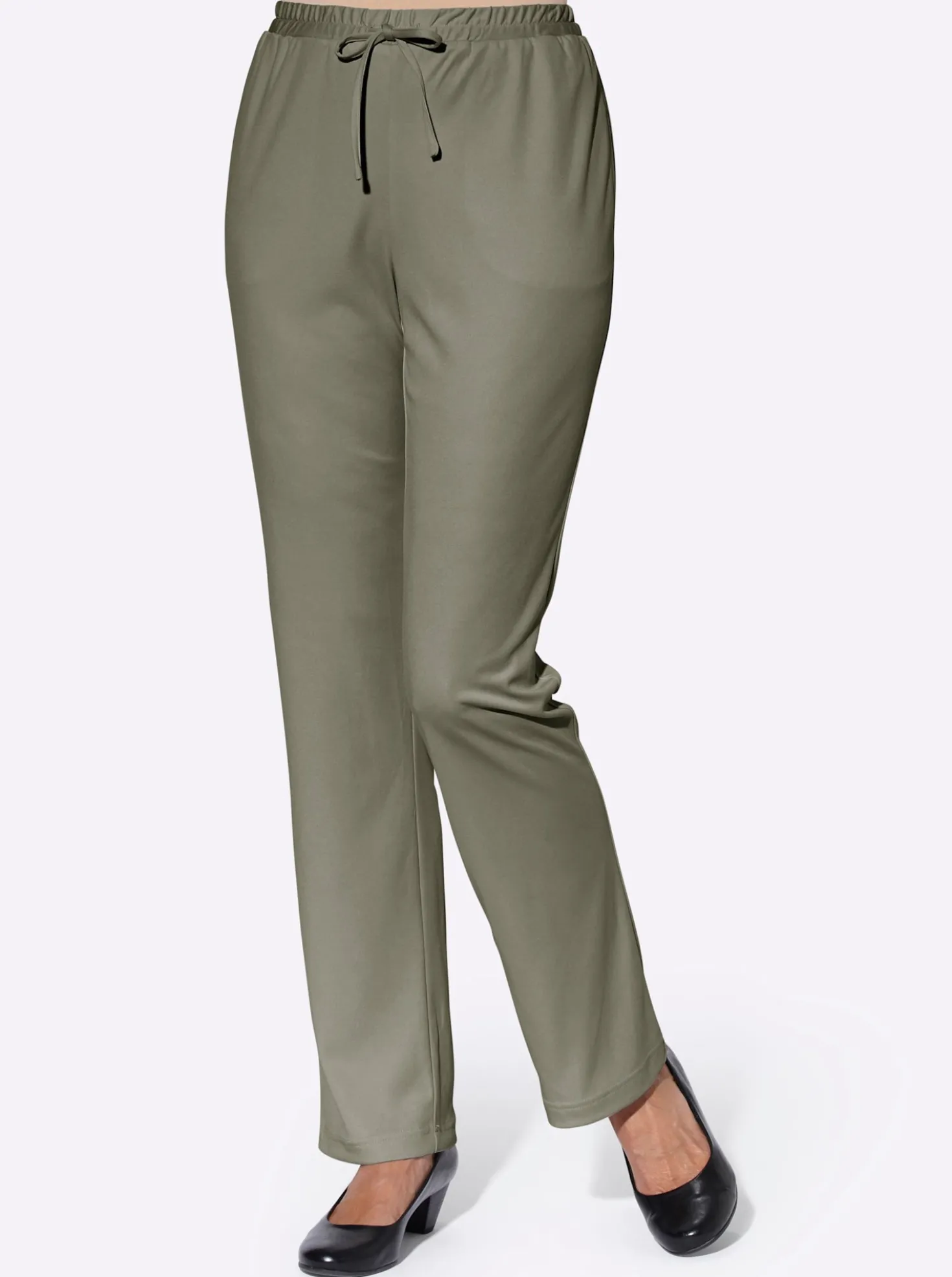 Jerseyhose mit Bindeband