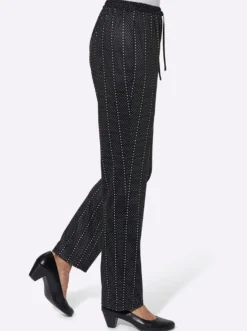 Jerseyhose mit Bindeband