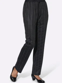 Jerseyhose mit Bindeband