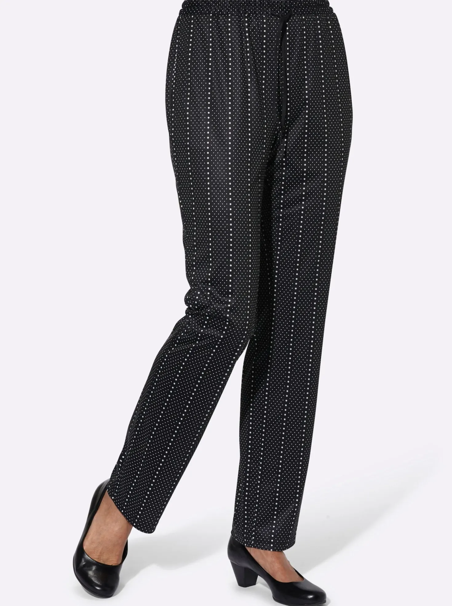 Jerseyhose mit Bindeband