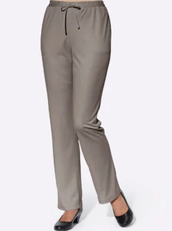 Jerseyhose mit Bindeband