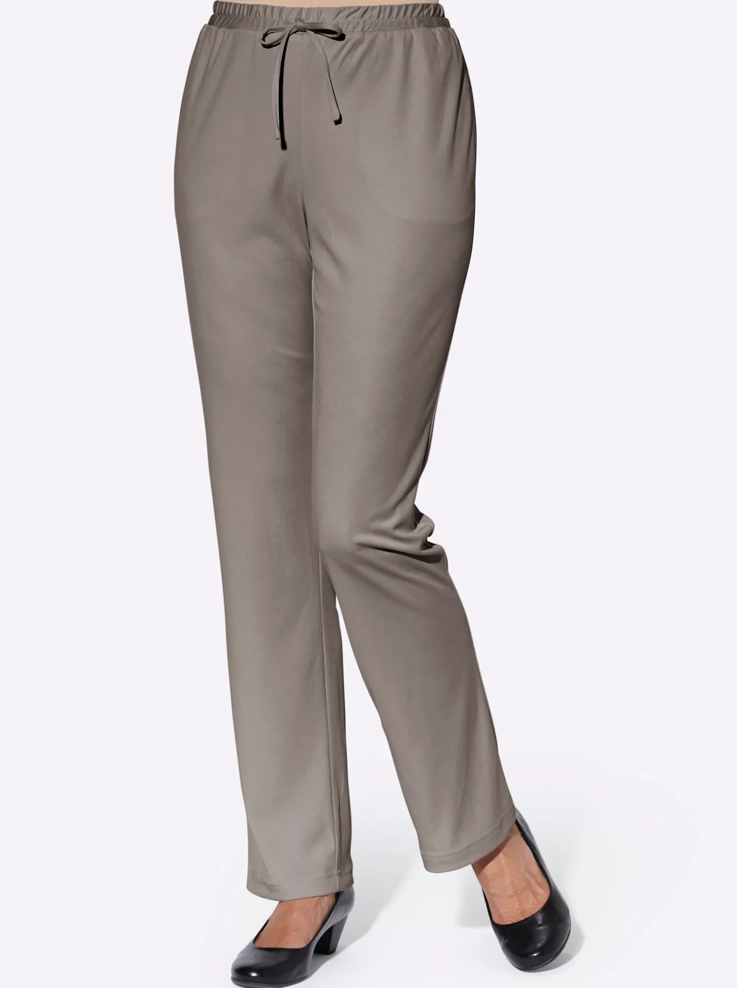 Jerseyhose mit Bindeband