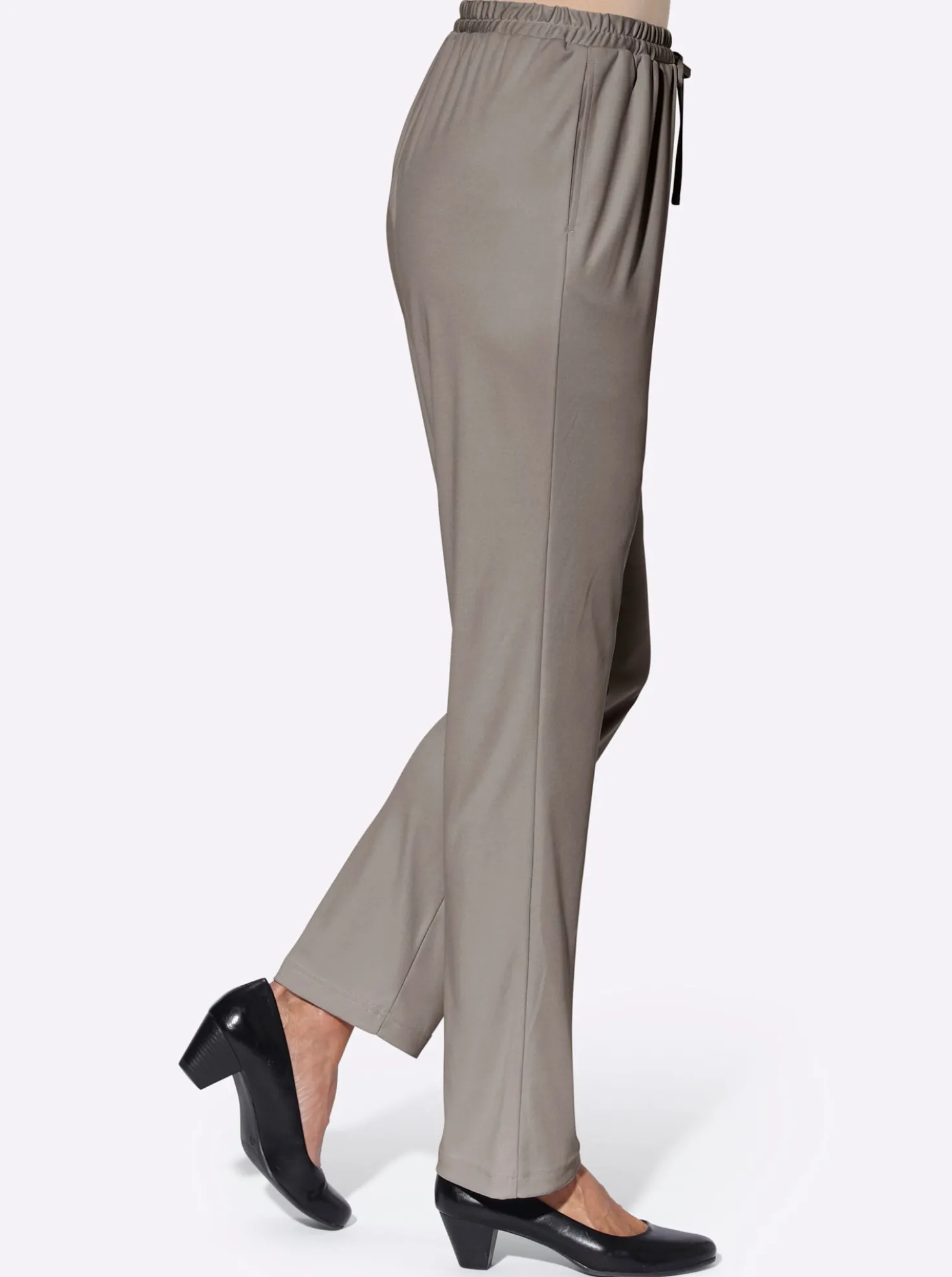 Jerseyhose mit Bindeband