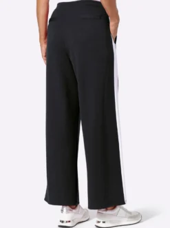 Jerseyhose mit Galonstreifen