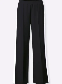 Jerseyhose mit Galonstreifen