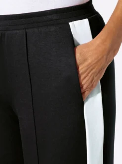 Jerseyhose mit Galonstreifen